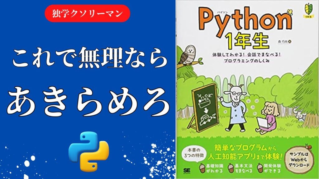 【Python入門書】初めて学ぶ人にはこれがおすすめ！