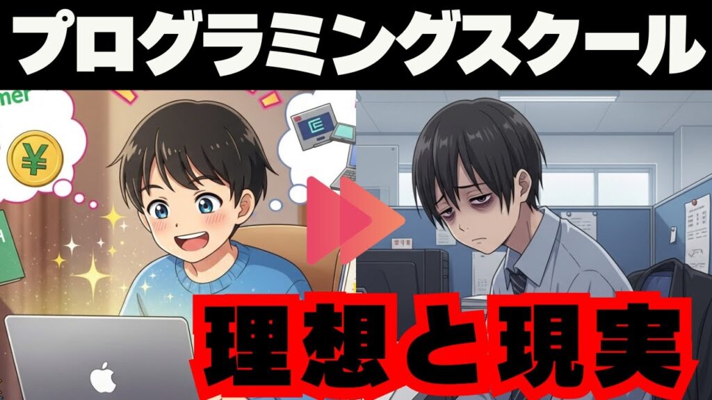 【悲報】プログラミングスクールで失敗する理由