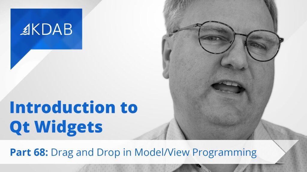 Introduction to Qt Widgets (Part 68) - Drag and Drop in Model/View Programming
