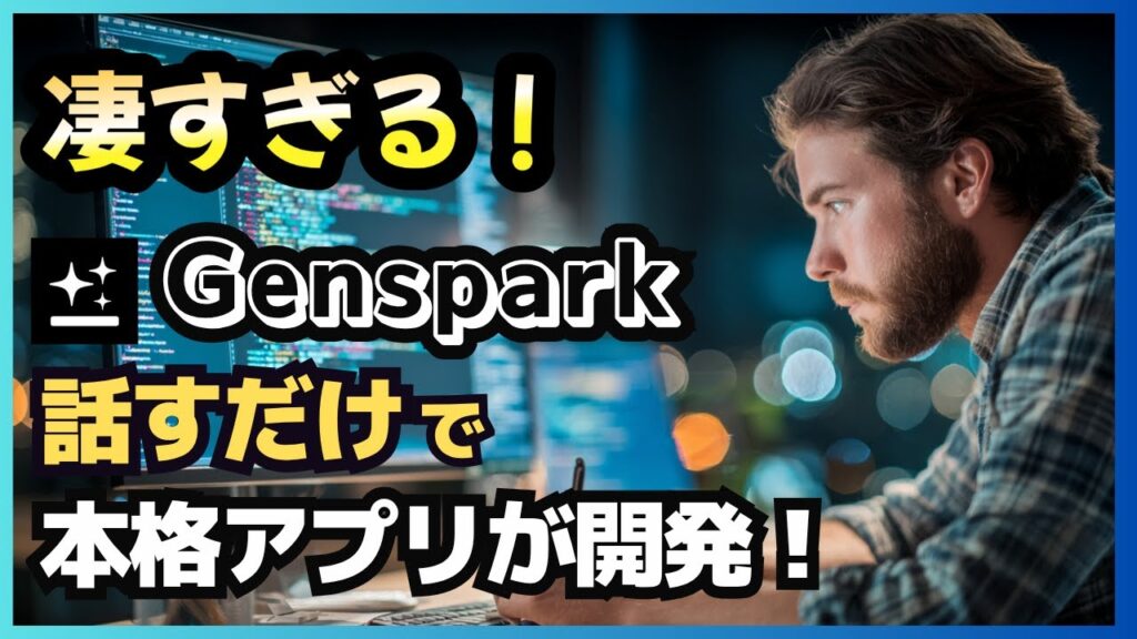 【誰でもアプリ開発者】AIに話すだけでiOS/Androidアプリをリリース！「GenSpark」AIデベロッパー2.0が革命的すぎた