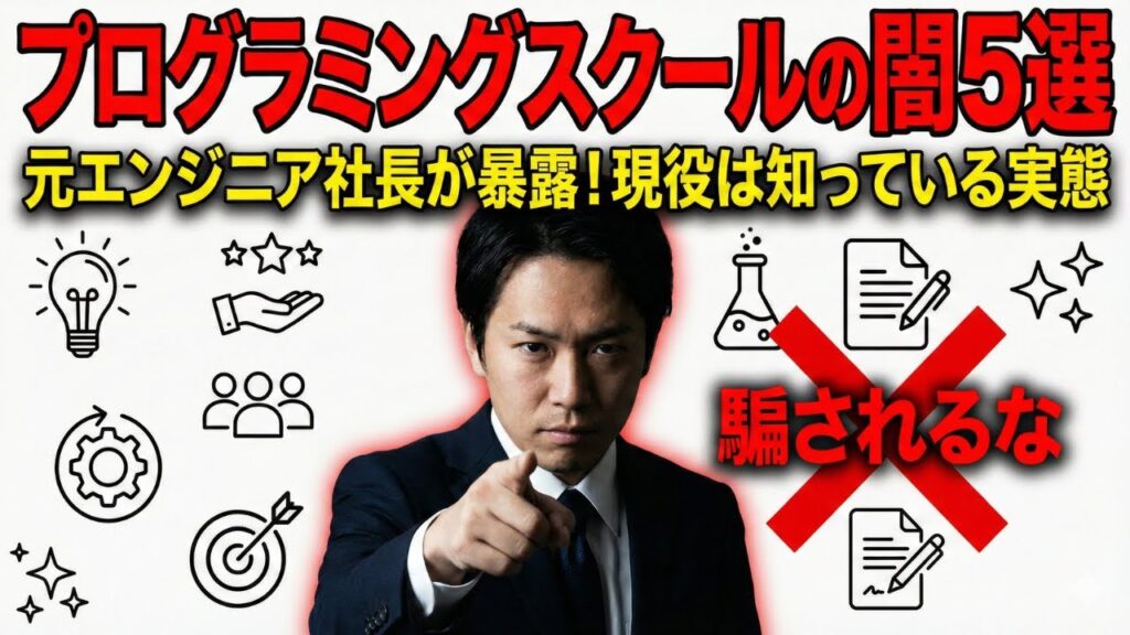 実録・プログラミングスクールの闇 5選