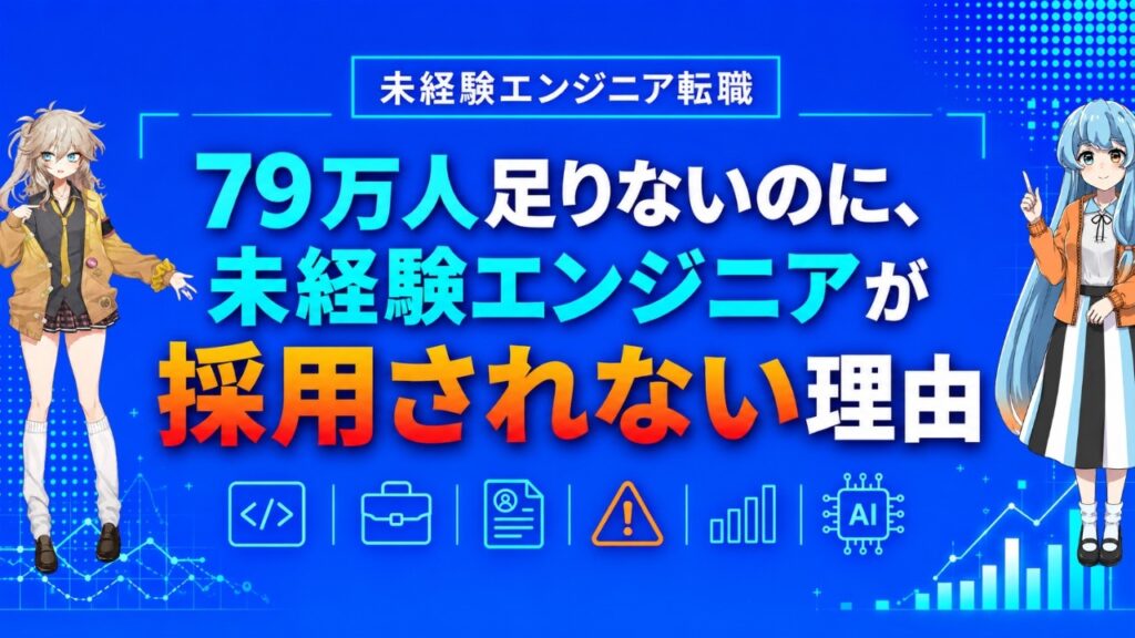 なぜ未経験エンジニア転職は「無理ゲー」になったのか
